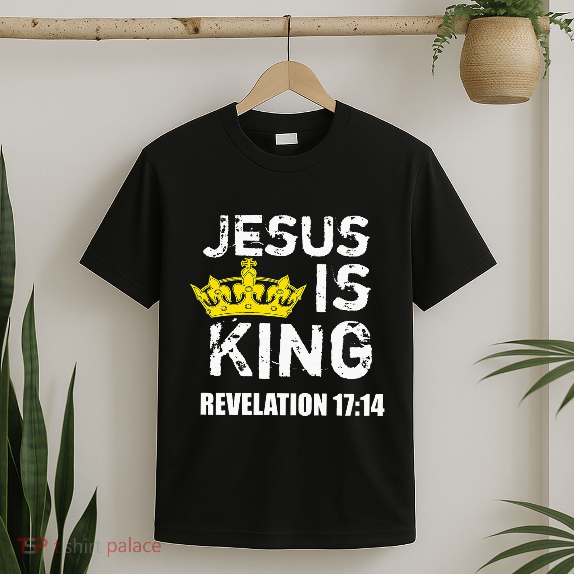 Jesus Is King Faith God Christian Jesus4m3 T-Shirt