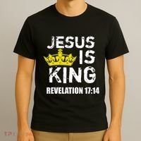 Jesus Is King Faith God Christian Jesus4m3 T-Shirt thumb 3