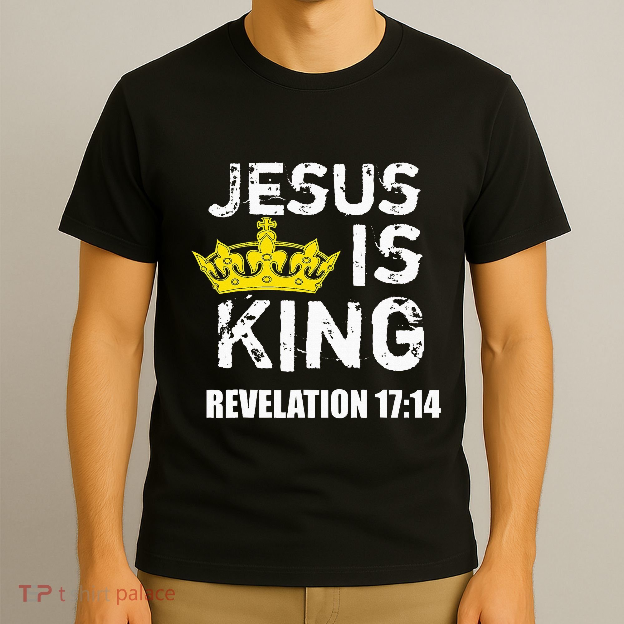 Jesus Is King Faith God Christian Jesus4m3 T-Shirt