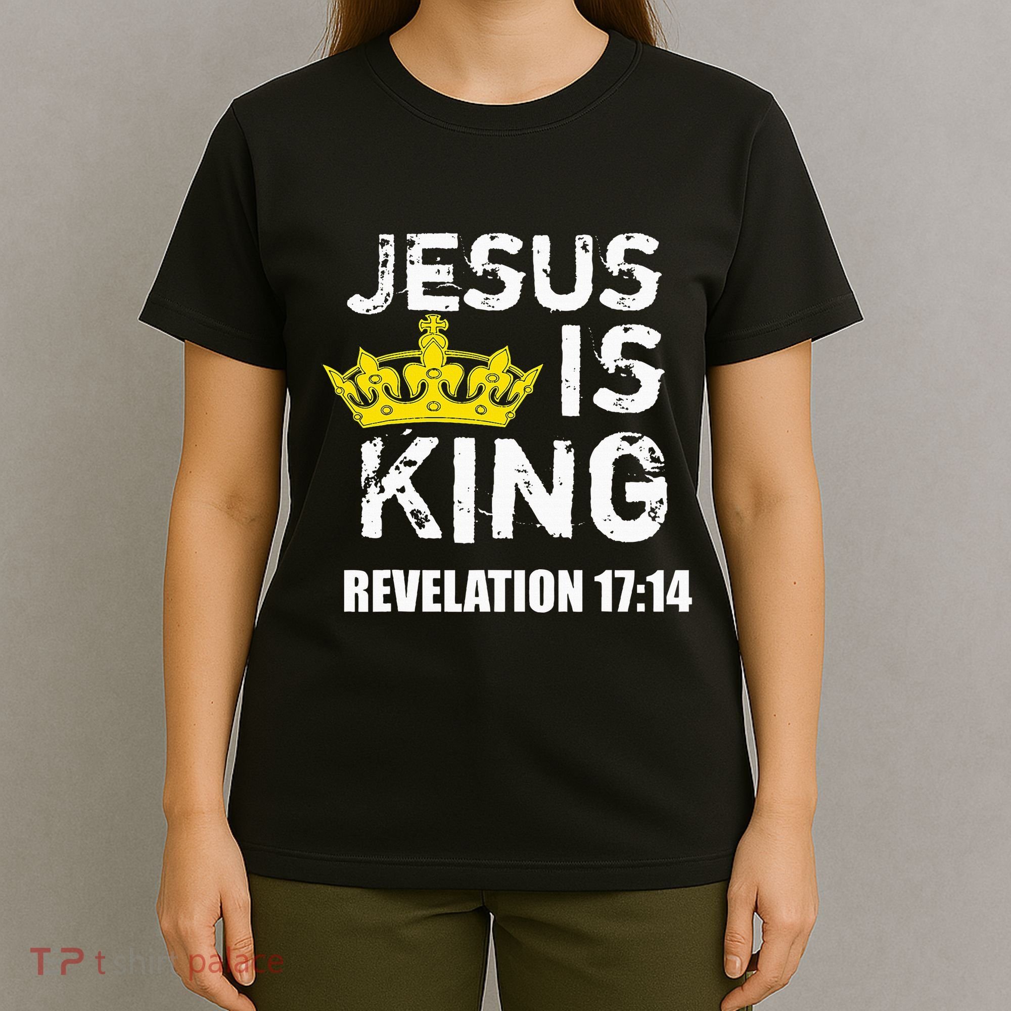 Jesus Is King Faith God Christian Jesus4m3 T-Shirt