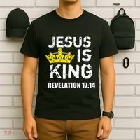 Jesus Is King Faith God Christian Jesus4m3 T-Shirt thumb 6