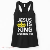 Jesus Is King Faith God Christian Jesus4m3 Women's Tank Top thumb 0