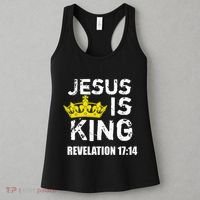 Jesus Is King Faith God Christian Jesus4m3 Women's Tank Top thumb 3
