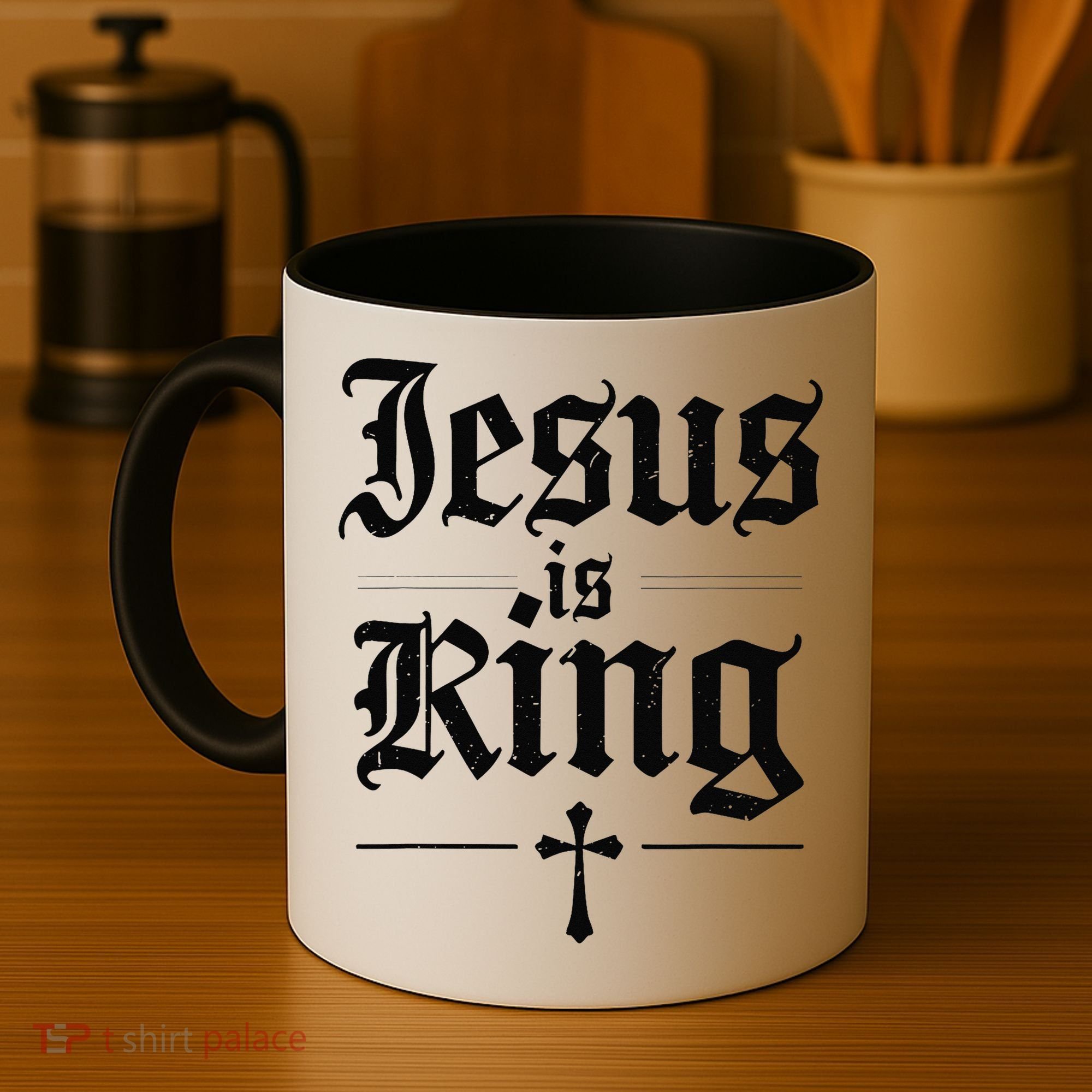 Jesus Is King Christian Best Godson Ever Coffee Mug