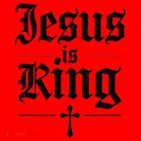 Jesus Is King Christian Best Godson Ever Santa Hat thumb 1
