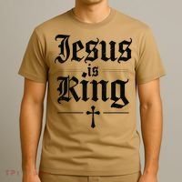 Jesus Is King Christian Best Godson Ever T-Shirt thumb 3