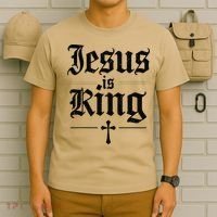 Jesus Is King Christian Best Godson Ever T-Shirt thumb 6