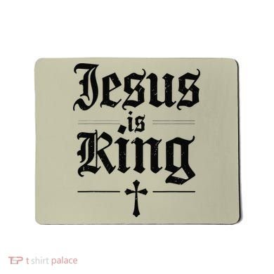 Jesus Is King Christian Best Godson Ever Mousepad