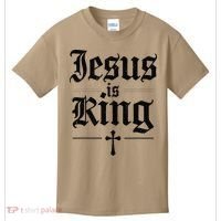 Jesus Is King Christian Best Godson Ever Kids T-Shirt thumb 0