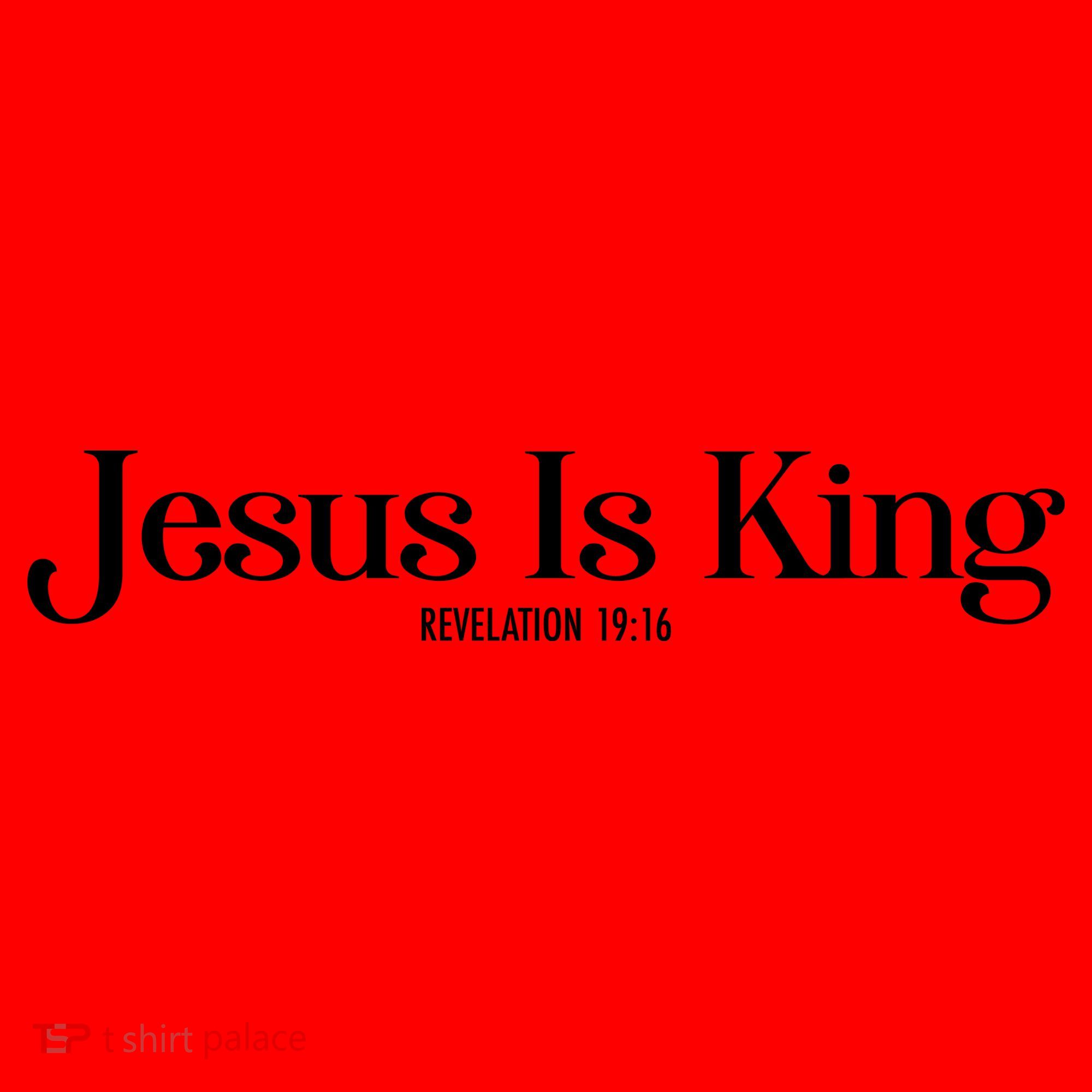 Jesus Is King Revelation 19 16 Santa Hat