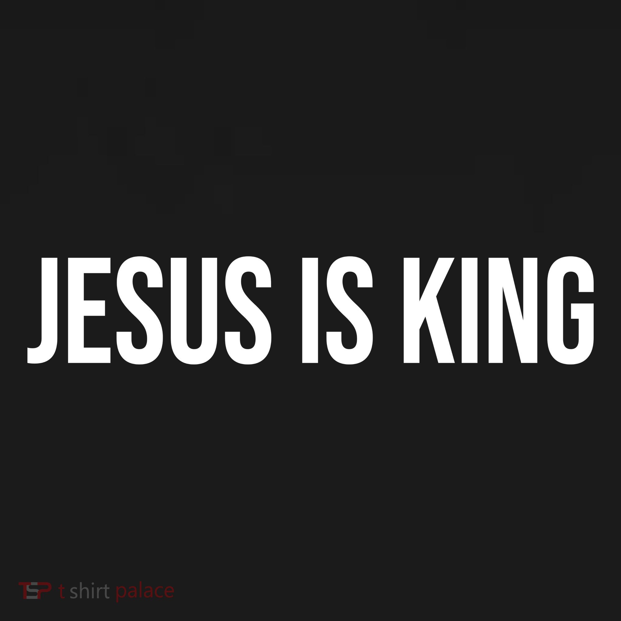Jesus is King Minimalist Christian Faith Mousepad