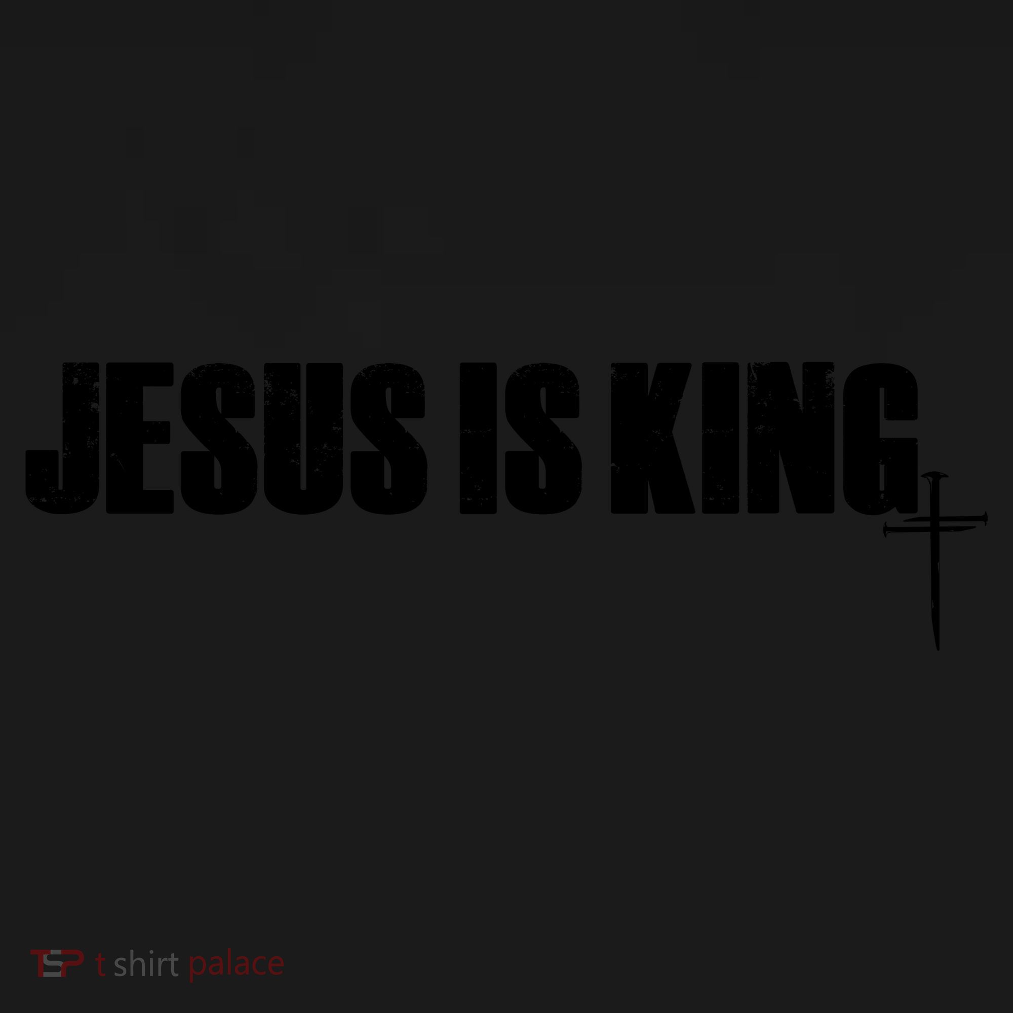 Jesus Is King Simple King Of Kings 3 Nails Cross Redeemed Collection Women's Tank Top