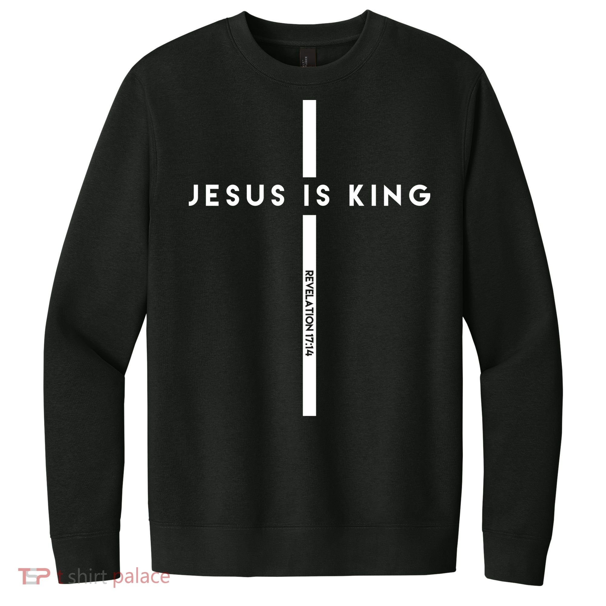 Jesus Is King Cross Revelation V.I.T. Fleece Crew Sweatshirt