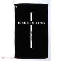 Jesus Is King Cross Revelation Golf Towel thumb 0