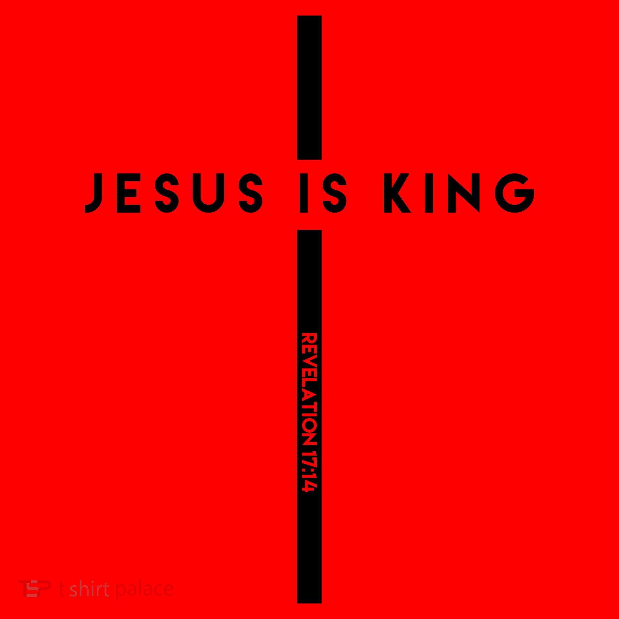 Jesus Is King Cross Revelation Santa Hat