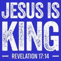 Jesus Is King Revelation 1714 Christian Faith Bible Verse T-Shirt thumb 7