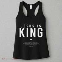 Jesus Is King Jesus John 146 Costume Christian Women's Tank Top thumb 3