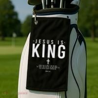 Jesus Is King Jesus John 146 Costume Christian Golf Towel thumb 2