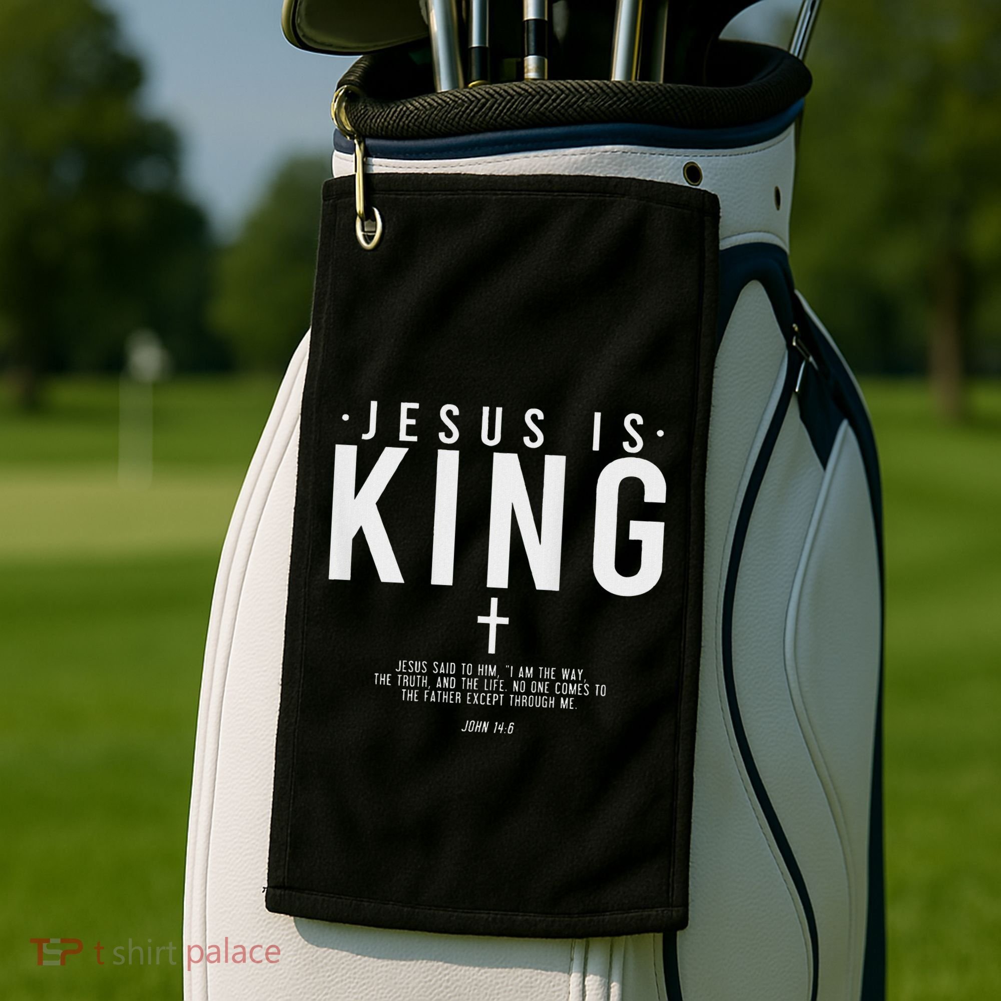 Jesus Is King Jesus John 146 Costume Christian Golf Towel