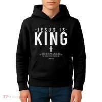 Jesus Is King Jesus John 146 Costume Christian Kids Hoodie thumb 4