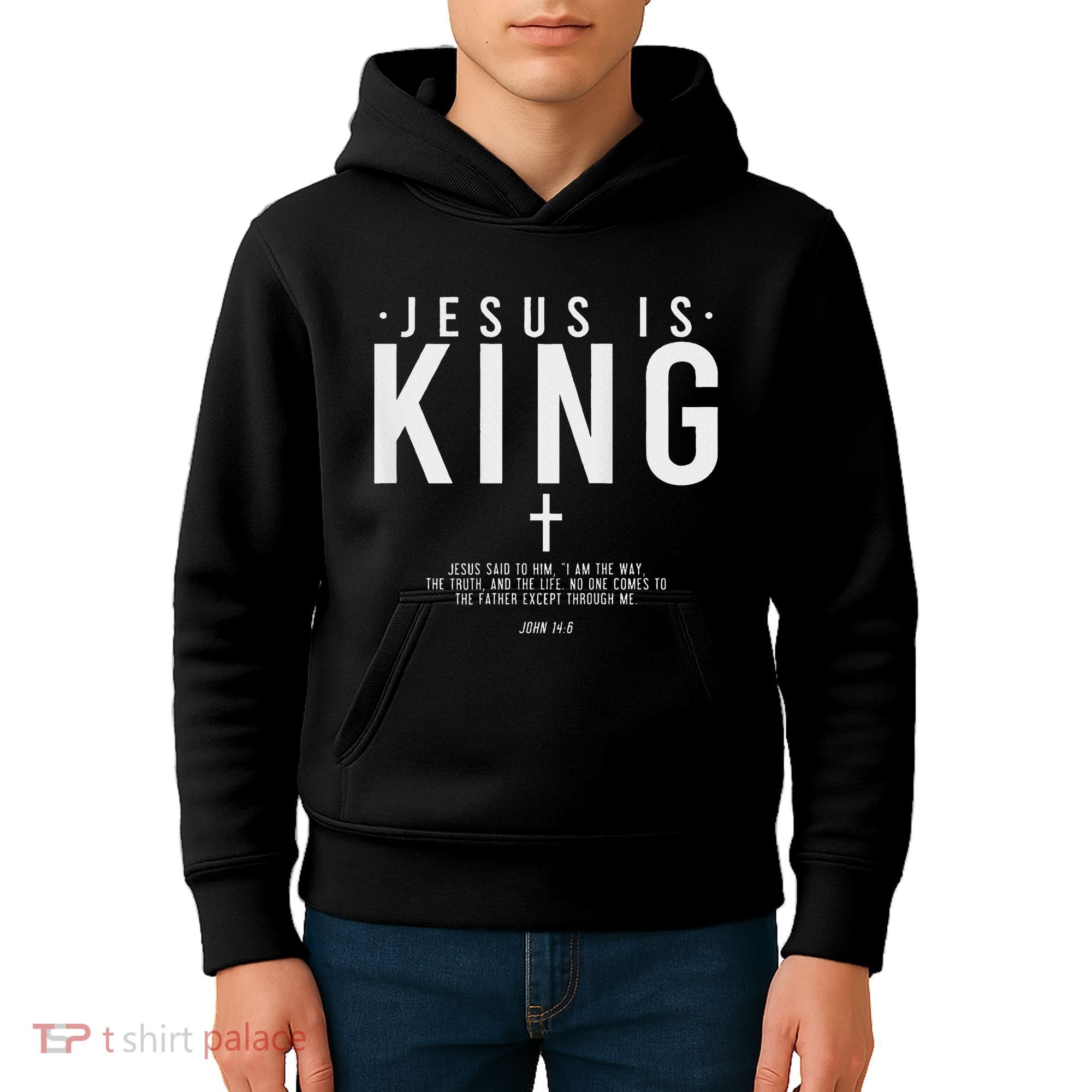 Jesus Is King Jesus John 146 Costume Christian Kids Hoodie