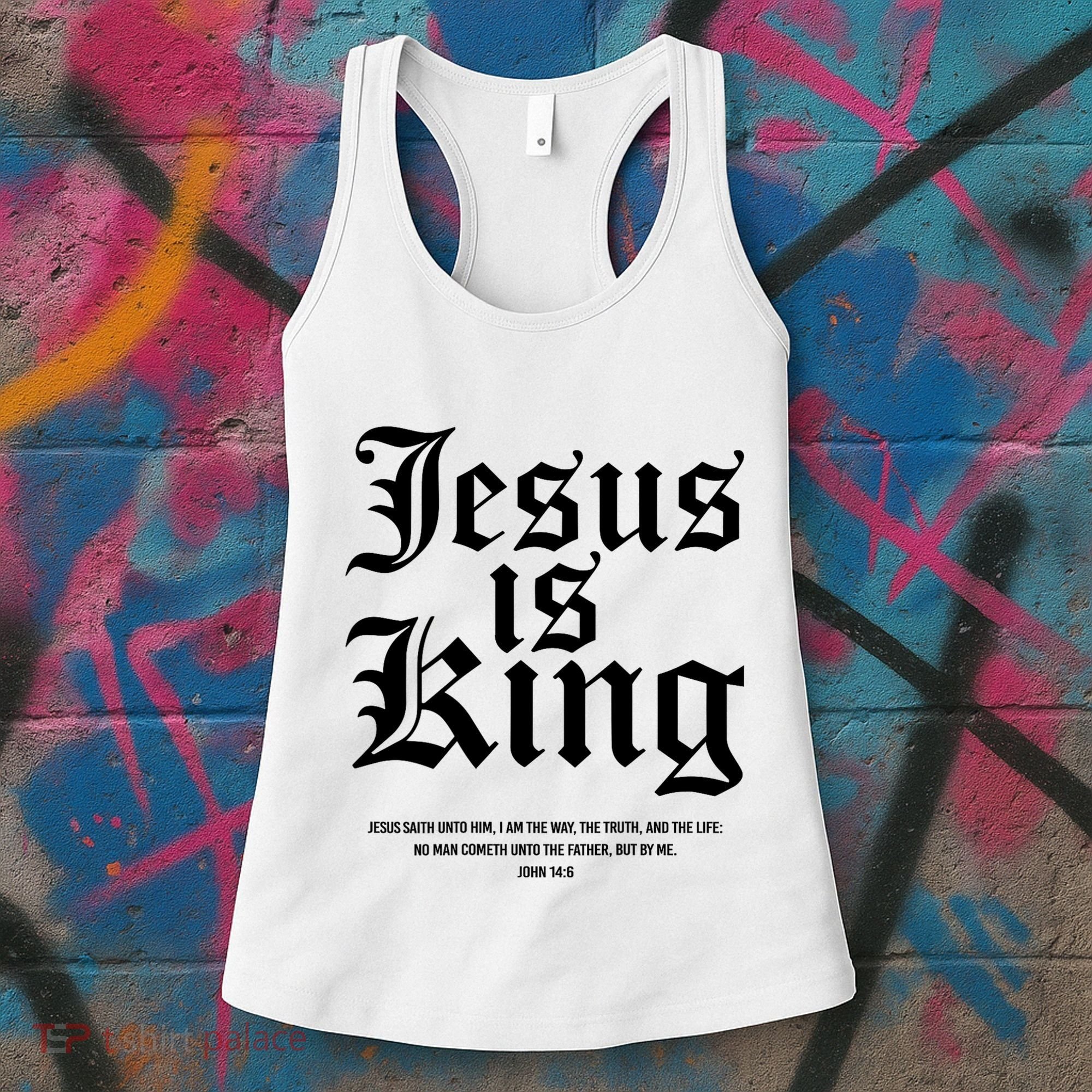 Jesus Is King Christian Faith Women Gifts Women's Tank Top