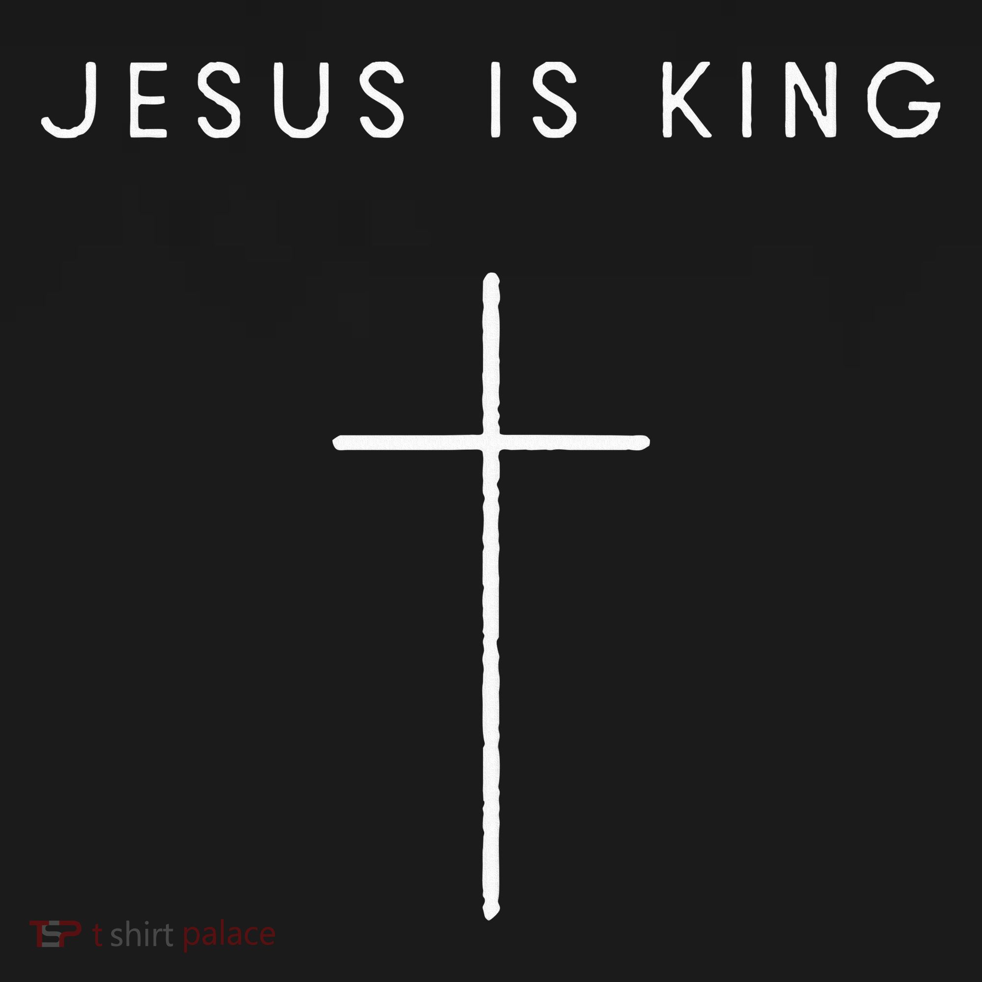 Jesus Is King Cross Minimalist Christian Religious Jesus Women's Tank Top