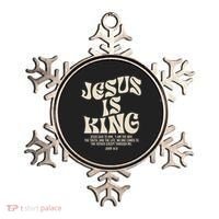 Jesus Is King Bible Verse John 146 Christian God Religious Ornament thumb 0