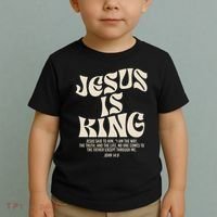 Jesus Is King Bible Verse John 146 Christian God Religious Toddler T-Shirt thumb 2
