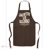 Jesus Is King Bible Verse John 146 Christian God Religious Apron thumb 0