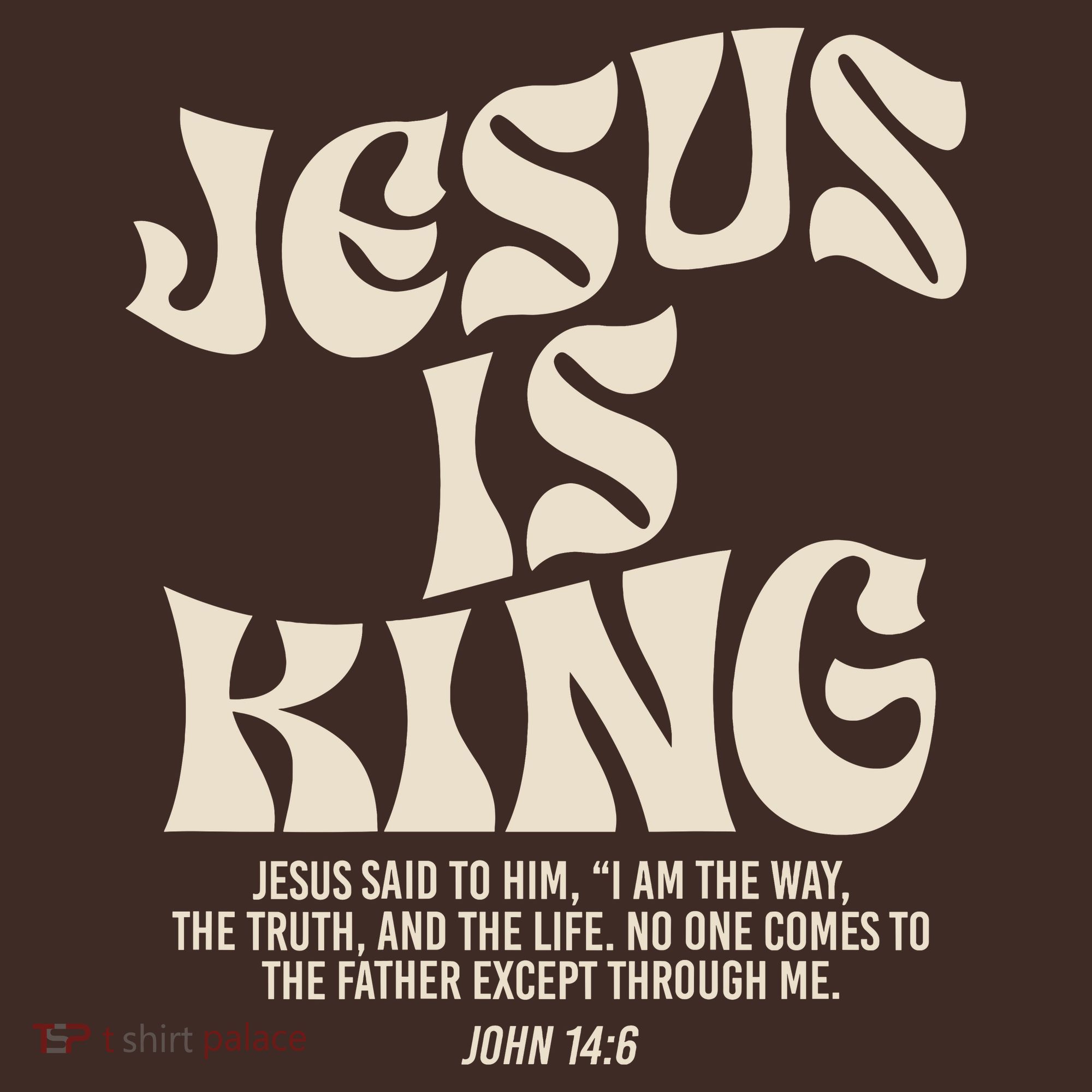 Jesus Is King Bible Verse John 146 Christian God Religious Apron