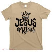 Jesus Is King Faith Religion Christian Spirituality T-Shirt thumb 0