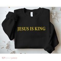Jesus Is King Christian Sweatshirt thumb 2