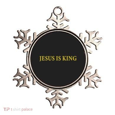 Jesus Is King Christian Ornament
