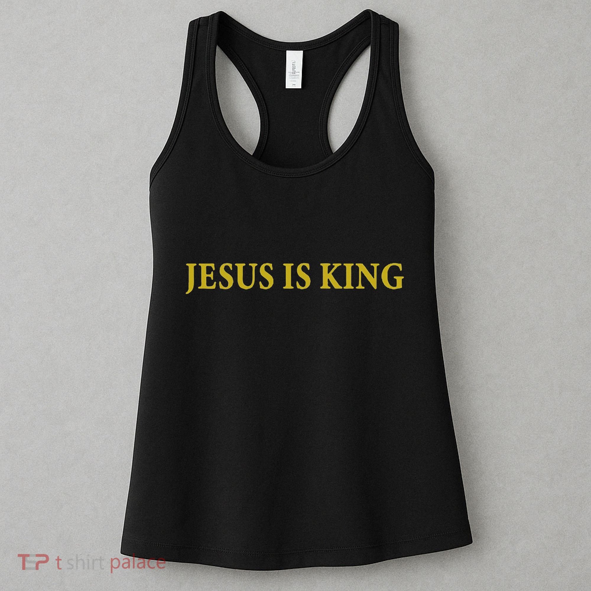 Jesus Is King Christian Women's Tank Top