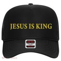 Jesus Is King Christian Hat thumb 0