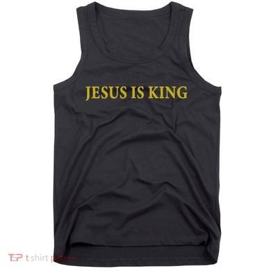 Jesus Is King Christian Tank Top
