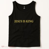 Jesus Is King Christian Tank Top thumb 2