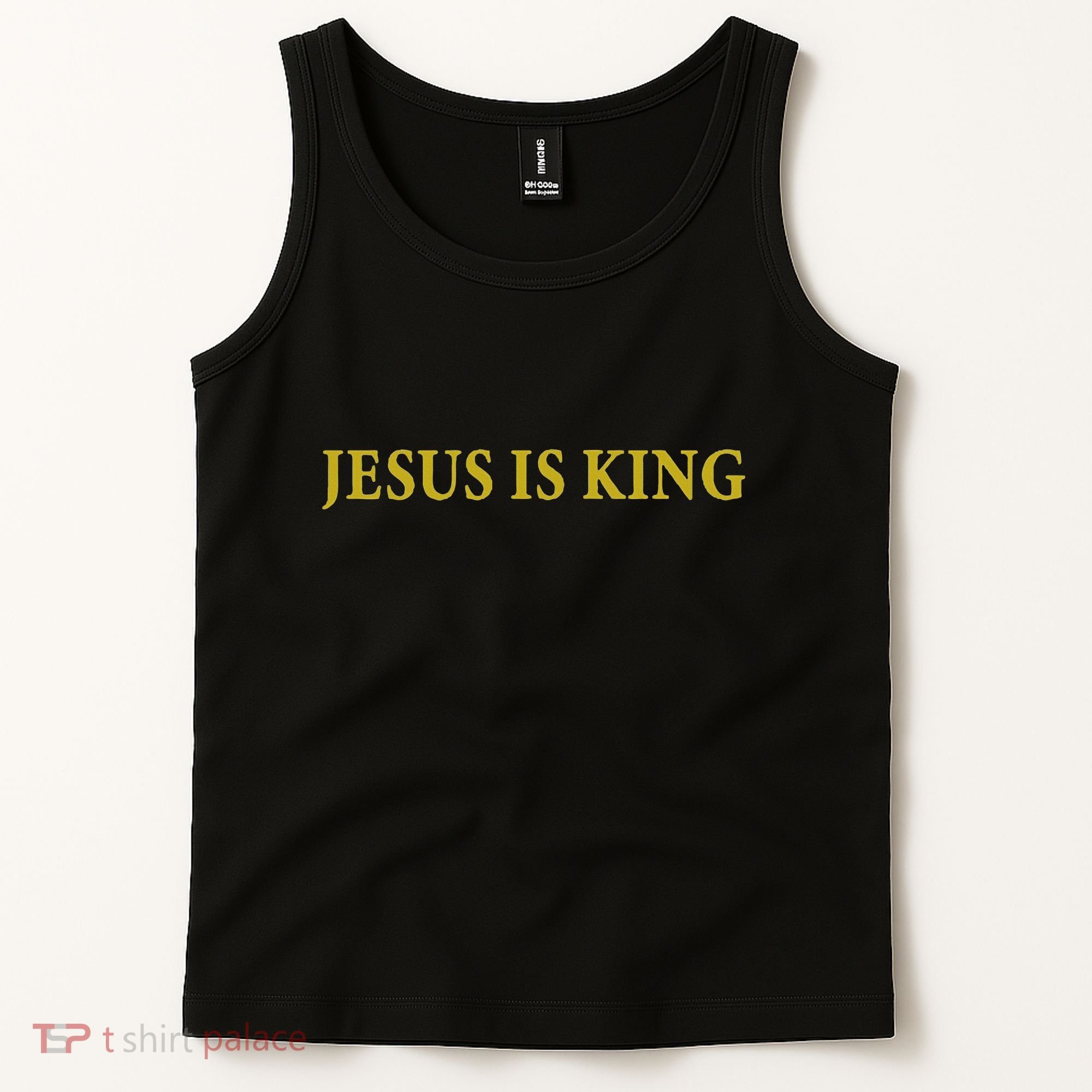 Jesus Is King Christian Tank Top