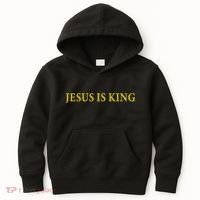 Jesus Is King Christian Kids Hoodie thumb 0