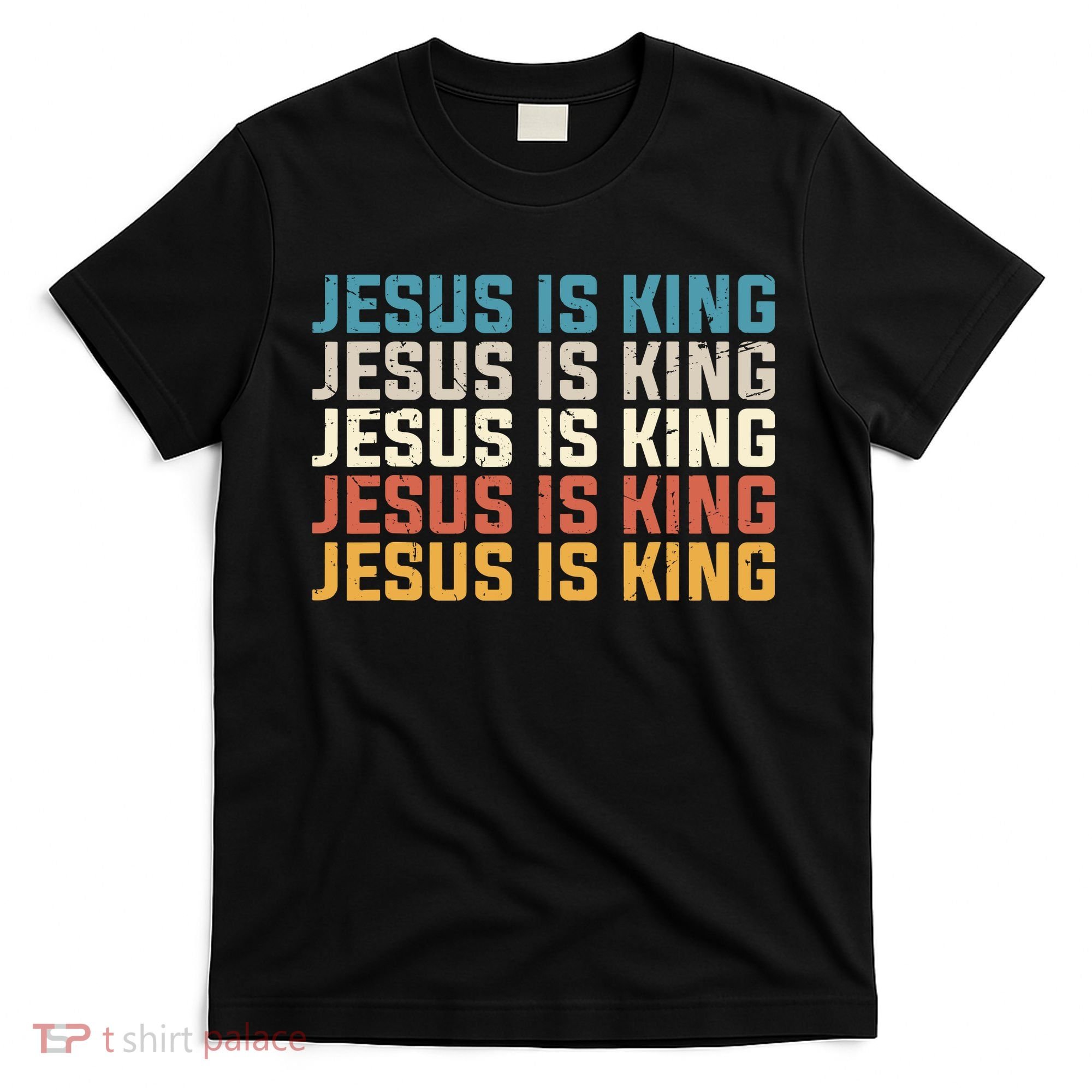 Jesus Is King Vintage Christian Church T-Shirt