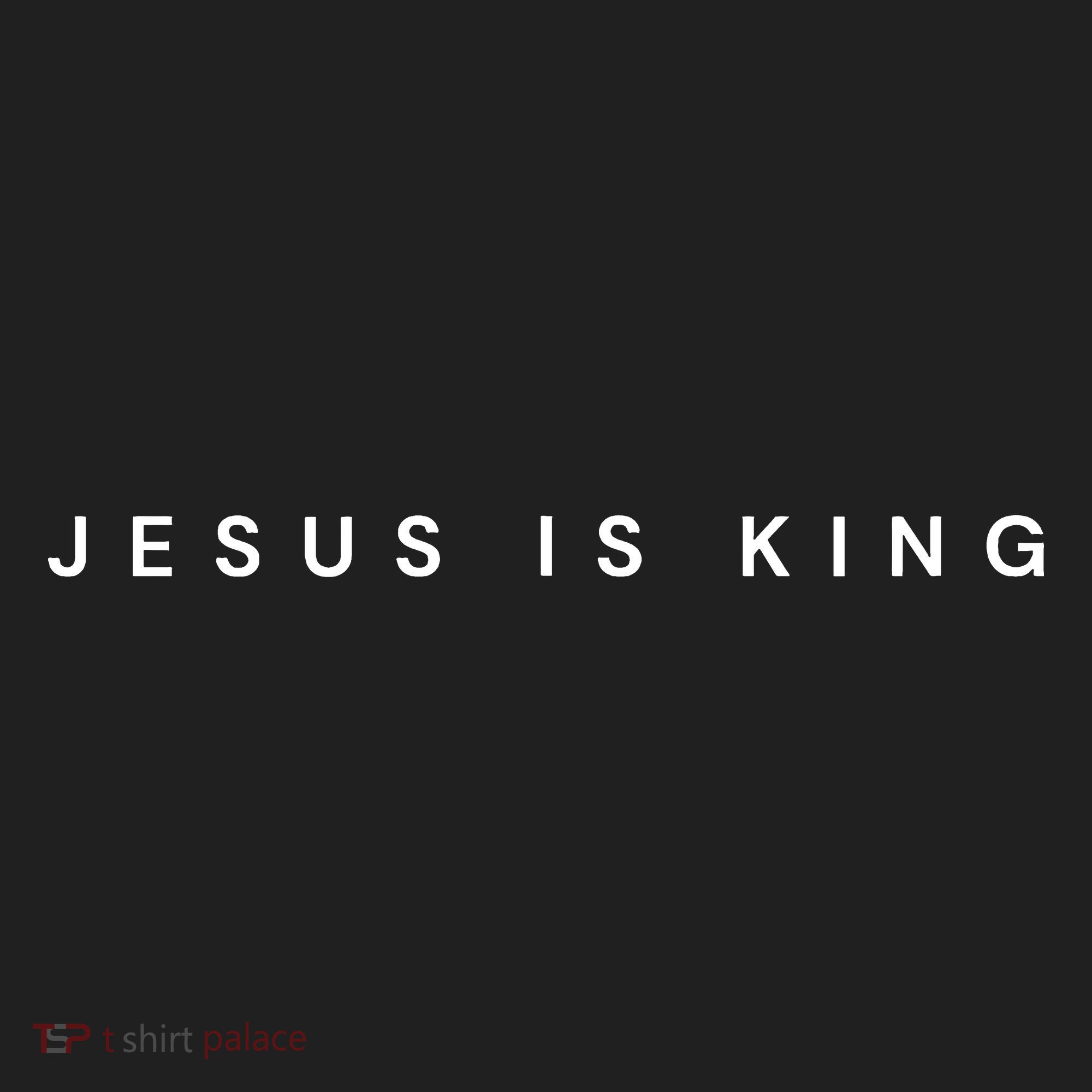 Jesus Is King Subtle Christian Minimalist Religious Tumbler