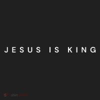 Jesus Is King Subtle Christian Minimalist Religious Hat thumb 2