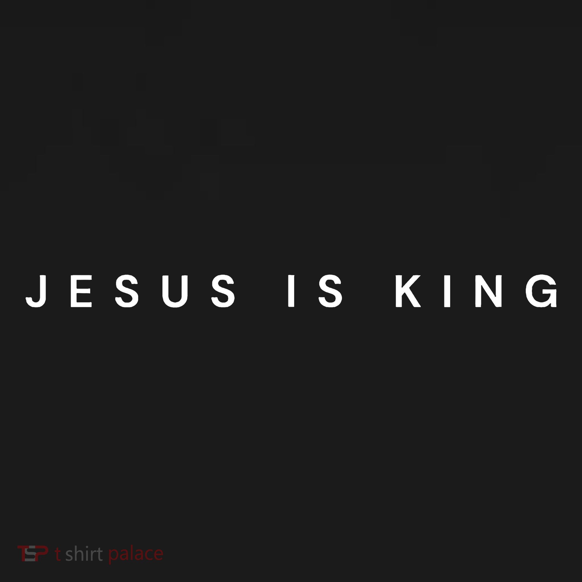 Jesus Is King Subtle Christian Minimalist Religious Tote Bag