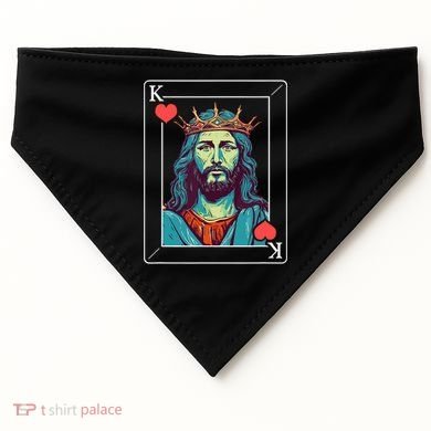 Jesus Is King USA-Made Doggie Bandana