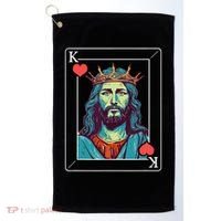 Jesus Is King Golf Towel thumb 0