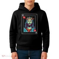 Jesus Is King Kids Hoodie thumb 4