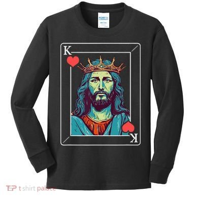 Jesus Is King Kids Long Sleeve Shirt