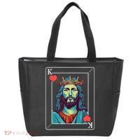Jesus Is King Tote Bag thumb 0