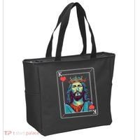 Jesus Is King Tote Bag thumb 2